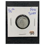 1/10th Fine Silver Coin