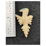 Flint Bird Effigy Indian Artifact Arrowhead