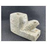 Bird Effigy Stone Pipe Indian Artifact Arrowhead