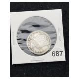 1894 Barber Quarter Coin