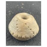 Pottery Bead Indian Artifact Arrowhead