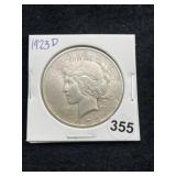 1923 D Peace Silver Dollar Coin
