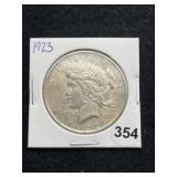 1923 Peace Silver Dollar Coin