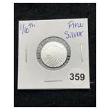1/10th Fine Silver Coin