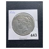 1926 Peace Silver Dollar Coin
