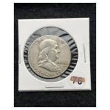 1962 Franklin Half Dollar Silver Coin