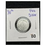 1/10th Fine Silver Coin