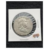 1962 Franklin Half Dollar Silver Coin