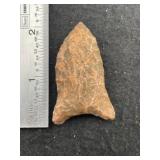 Dalton Indian Artifact Arrowhead