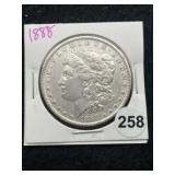 1888 Morgan Silver Dollar Coin