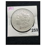 1897 Morgan Silver Dollar Coin