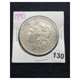 1890 Morgan Silver Dollar Coin