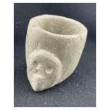 Bird Effigy Stone Pipe Indian Artifact Arrowhead