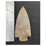 3 & 1/2" Benton Indian Artifact Arrowhead