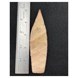 4 & 7/8" Agate Basin Indian Artifact Arrowhead