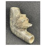 Bear Effigy Stone Pipe Indian Artifact Arrowhead