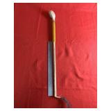 War Club Wrapped in Leather Indian Artifact Arrowh