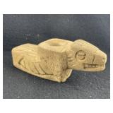 Bird Effigy Stone Pipe Indian Artifact Arrowhead