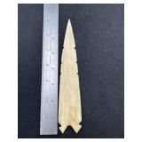 Bone Spear Point Indian Artifact Arrowhead