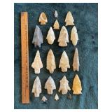 Group of Exceptionally Nice Arrowheads from Arkans