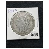 1921 S Morgan Silver Dollar Coin