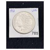 1921 UNC Morgan Silver Dollar Coin