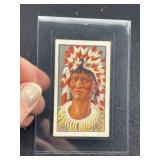 1927 Godfrey Phillips "Red Indians" Powhattan Card