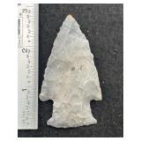 Knobbed Hardin Indian Artifact Arrowhead