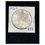 1926 S Peace Silver Dollar Coin