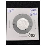 1/10th Fine Silver Coin