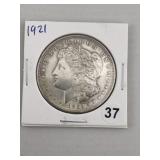 1921 Morgan Silver Dollar Coin