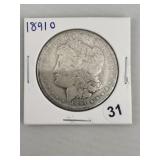 1891 O Morgan Silver Dollar Coin