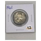 1962 Washington Quarter Silver Coin