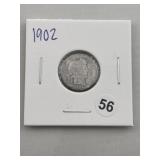 1902 Barber Dime Coin