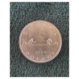 1960 Canadian Silver Dollar Coin