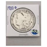 1900 O Morgan Silver Dollar Coin