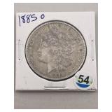 1885 O Morgan Silver Dollar Coin