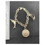 40 Gram Sterling Silver Charm Bracelet