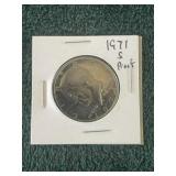 1971 Kennedy Half Dollar Silver Coin