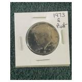 1973 Kennedy Half Dollar Silver Coin