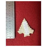 Fox Valley Indian Artifact Arrowhead