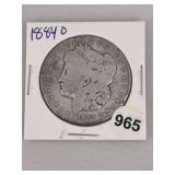 1884 O Morgan Silver Dollar Coin