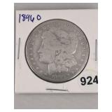 1896 O Morgan Silver Dollar Coin