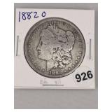 1882 O Morgan Silver Dollar Coin