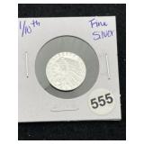 1/10th Fine Silver Coin