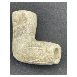 Stone Hand Effigy Pipe Indian Artifact Arrowhead