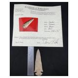 Dovetail with Thomas Matthews COA from Tennessee I