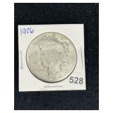1926 Peace Silver Dollar Coin