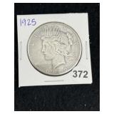 1925 Peace Silver Dollar Coin