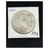 1923 Peace Silver Dollar Coin
